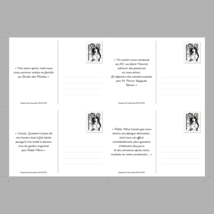 Cartes Postales Élise - Planche 3