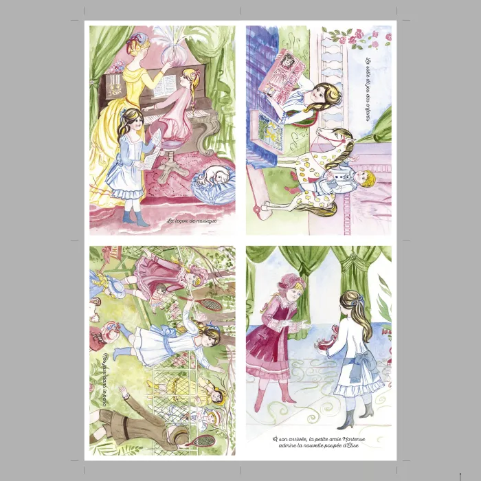 Cartes Postales Élise - Planche 2