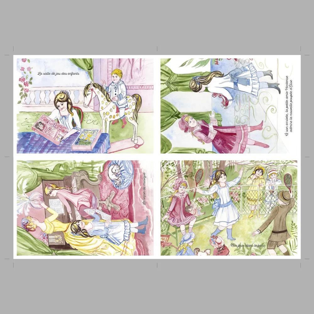 Cartes Postales Élise - Planche 2