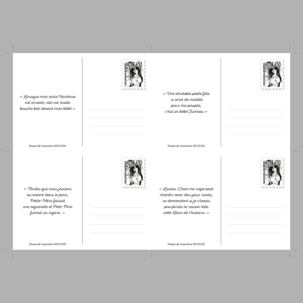 Cartes Postales Élise - Planche 2
