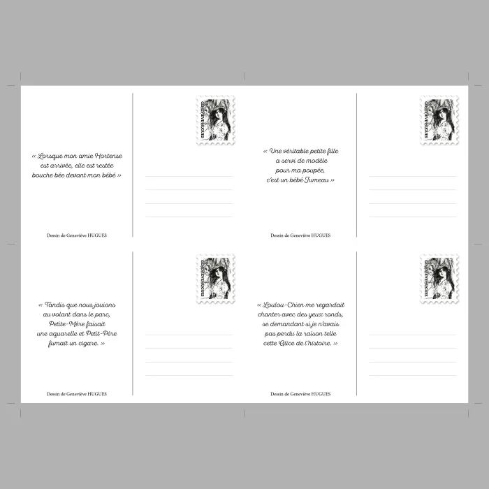 Cartes Postales Élise - Planche 2