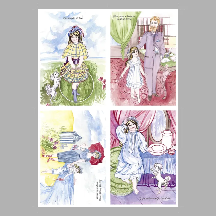 Cartes Postales Élise - Planche 4