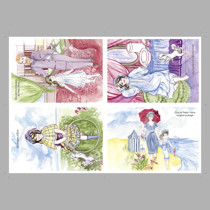 Cartes Postales Élise - Planche 4