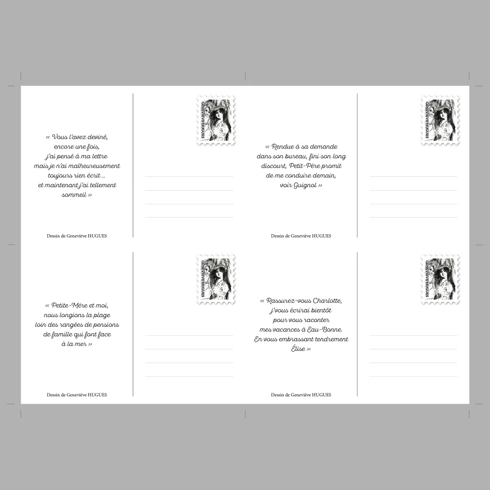 Cartes Postales Élise - Planche 4