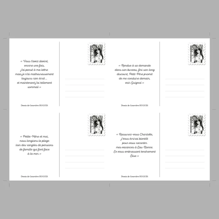 Cartes Postales Élise - Planche 4