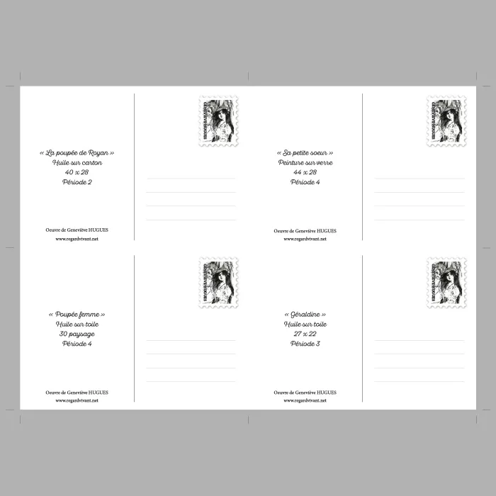 Cartes Postales Planche 1 - 2